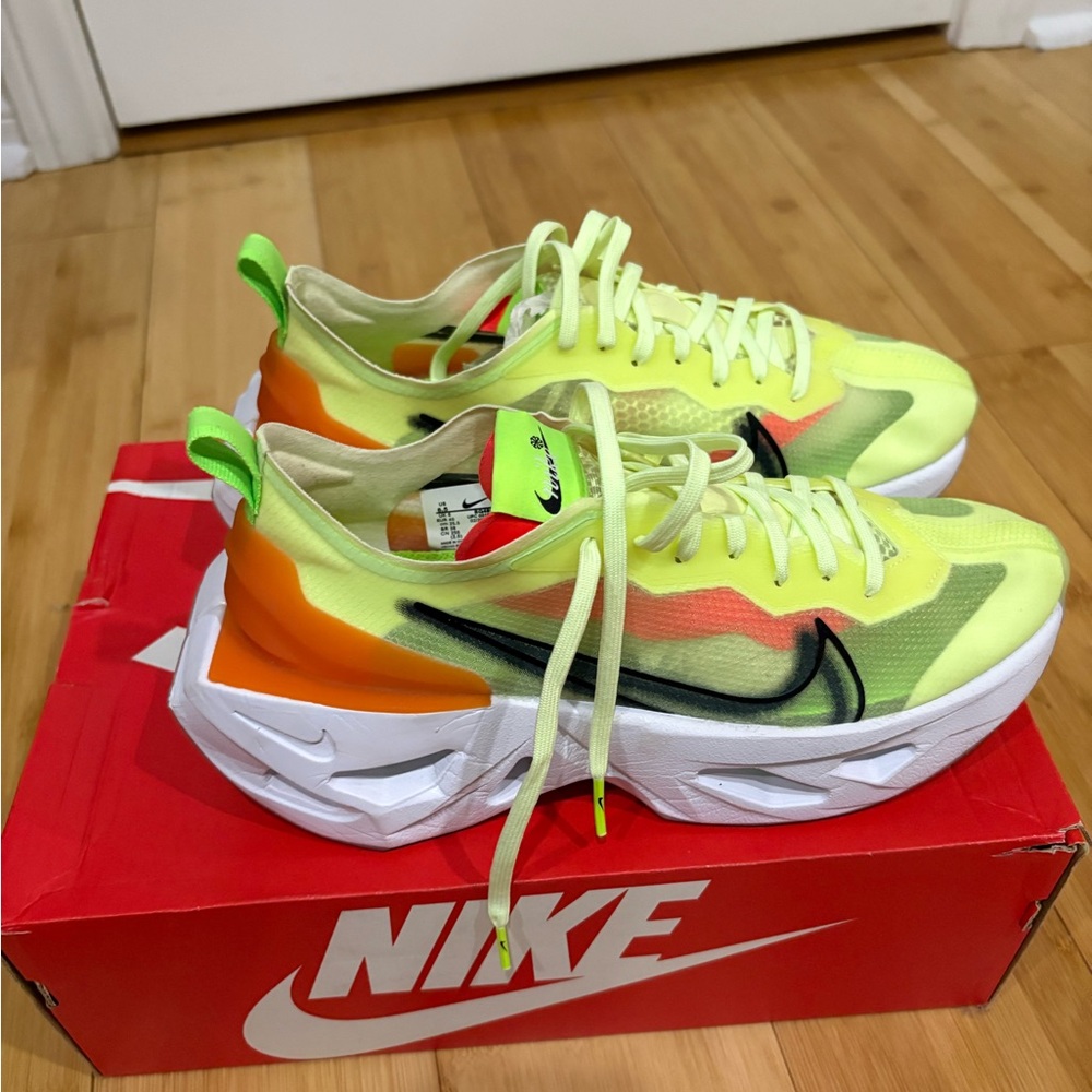 Nike Zoom X Vista Grind Neon Yellow and Orange Shoes